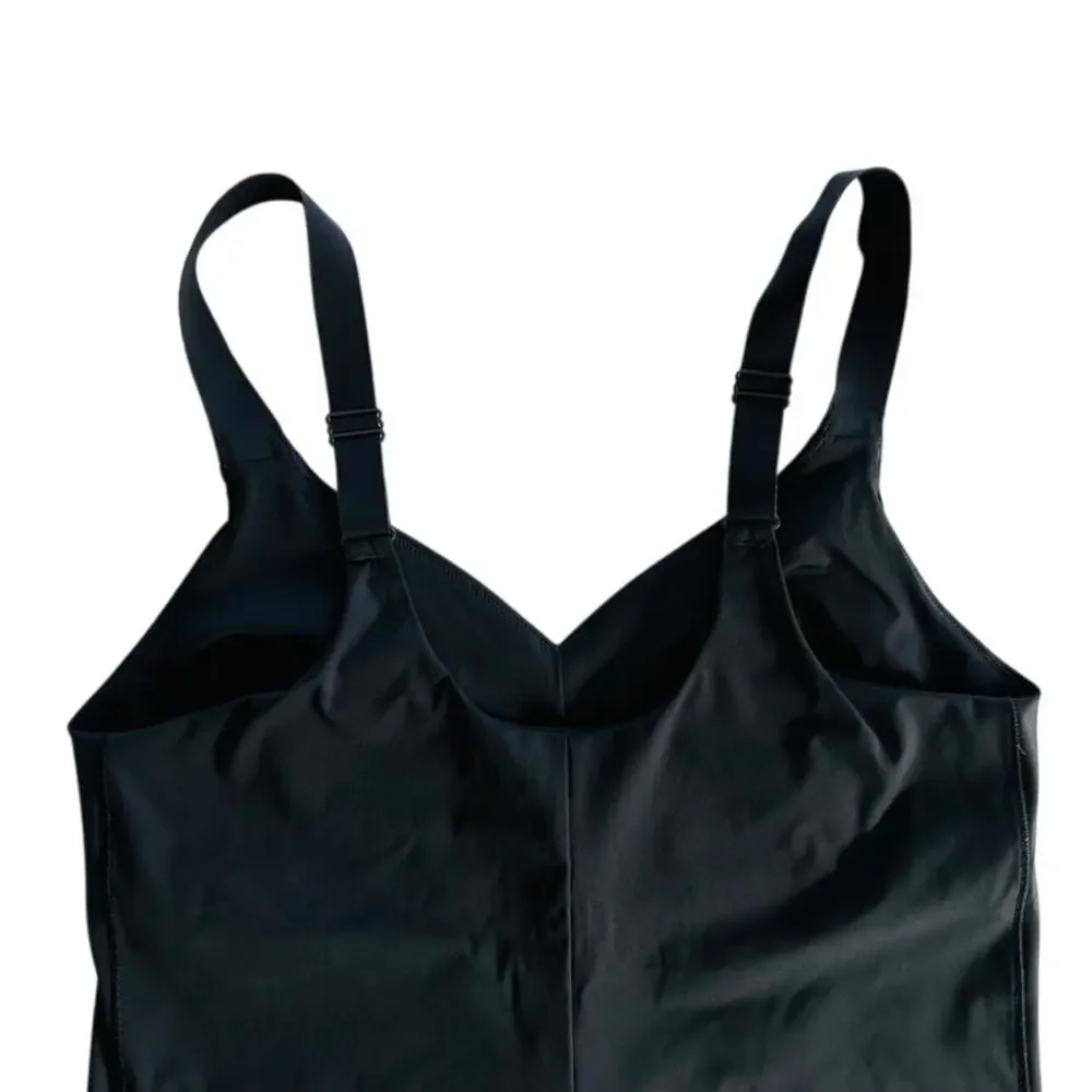 Lululemon Simply Sleek 2-in-1 Tank Black Size 8 Shapewear Layer Built-In Bra